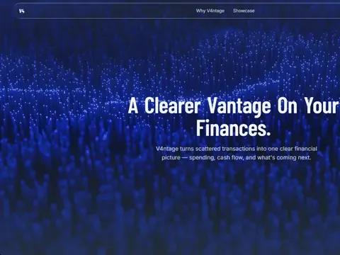 V4ntage Fintech AI-CFO template project preview